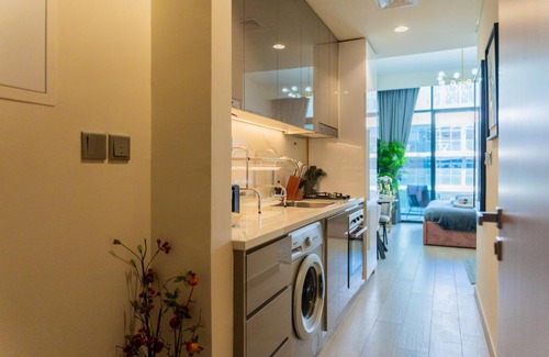 Nad Al Sheba Apartment | Studio next Dubai Mall with pool