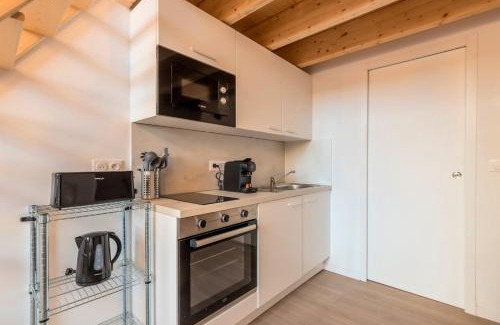 Annappes Apartment | Studio pour deux en mezzanine avec petit balcon