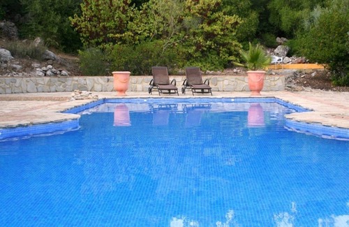Montecorto Apartment | 'Studio Romantic Paradise 3' with Mountain View, Pool, Wi-Fi & Garden