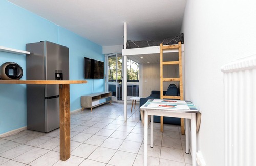 Le Penon Apartment | Studio Seignosse near the "Le Penon" beach (1 min) with balcony