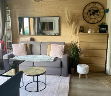Saint-Gervais-les-Bains Apartment | Studio Turquoise quartier Grattague vue MontBlanc