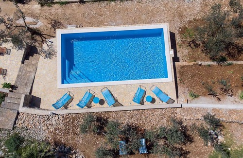 Veli Losinj Apartment | Studio with balcony and air conditioning