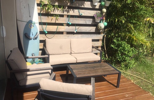 Labenne Apartment | Studio with garden 2km from the ocean. Capbreton, Hossegor, beaches and surfing!
