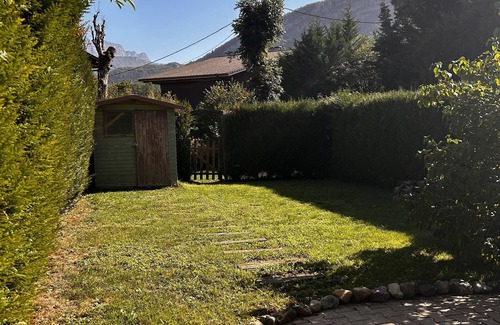 Saint-Jorioz Apartment | Studio with garden 5 minutes from the lake by bike 100 m from the bike path
