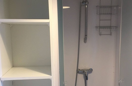 Lamballe Apartment | Studio with separate bedroom. In the center of lamballe, courtyard side, quiet.