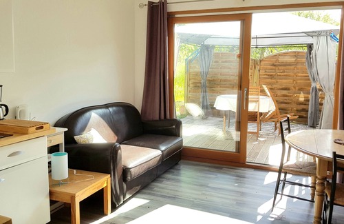 Barcelonnette Apartment | STUDIO with wooden terrace in chalet