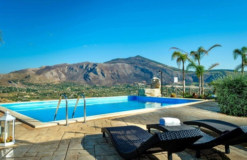 Scopello Villa | Stunning private villa for 10 guests with private pool, WIFI, A/C, TV, patio and panoramic view