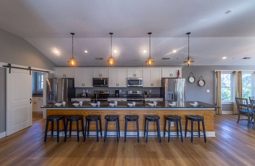 Corolla Village House | Stunning 14BR oceanside Corolla home w/pool, hot tub, rec area w/pub, & more!