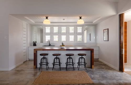 Clinketts Villa | Stunning 3BR beachfront property, w/private steps to the beach