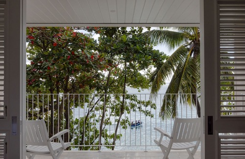Clinketts Villa | Stunning 3BR beachfront property, w/private steps to the beach