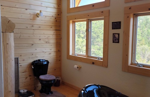 Cripple Creek Apartment | Stunning 5-bedroom Real Log Cabin in Teller County