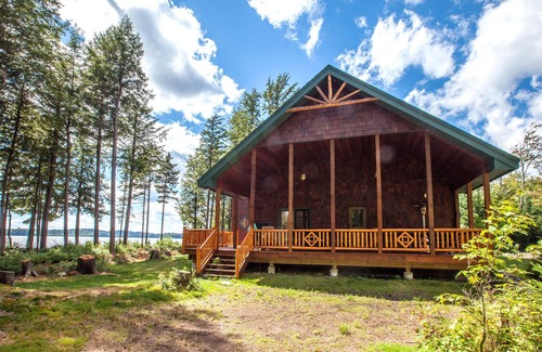 Saranac Lake House | Stunning and Private Waterfront Home on Upper Saranac Lake