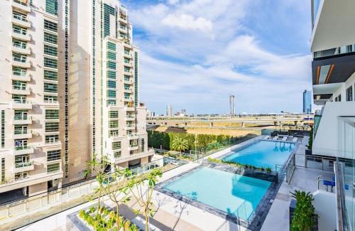 Jumeirah Village Circle Apartment | Stunning Apt with Artful Interior and Urban Views