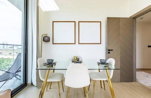 Jumeirah Village Circle Apartment | Stunning Apt with Artful Interior and Urban Views