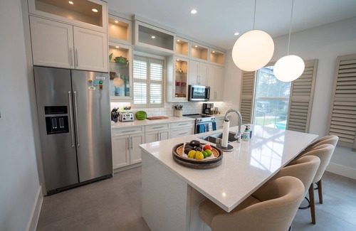 Bonita Springs House | Stunning Newly Constructed Poolside Retreat Across from golf course