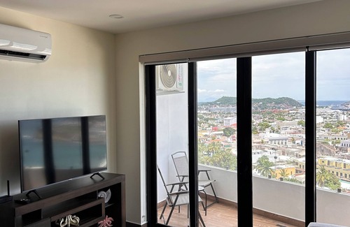 Downtown Mazatlan Apartment | Stunning Ocean view, Cozy apartment in lovely Mazatlán. Wi-Fi, AC, fitness room