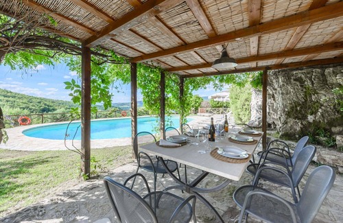 Radda in Chianti Villa | Stunning private villa with private pool, WIFI, TV, patio and parking, close to Greve In Chianti