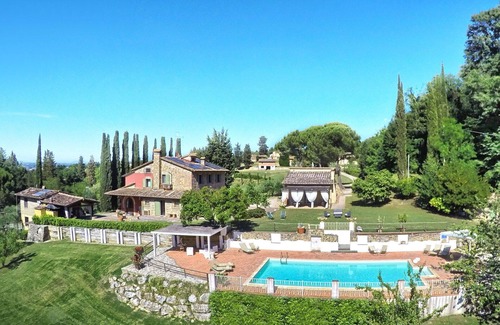 Gambassi Terme Villa | Stunning private villa for 14 guests with A/C, private pool, WIFI, TV, terrace and panoramic view