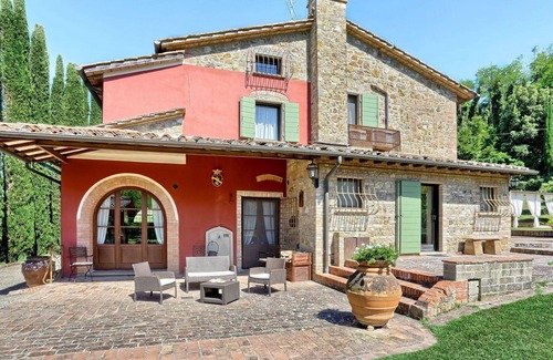 Gambassi Terme Villa | Stunning private villa for 14 guests with A/C, private pool, WIFI, TV, terrace and panoramic view