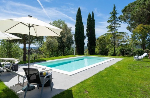 Gambassi Terme Villa | Stunning private villa with A/C, WIFI, private pool, TV and panoramic view, close to San Gimignano