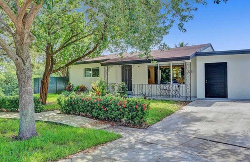 Park East House | Stunning Private 3/2 - HEATED POOL- BBQ- Long Term
