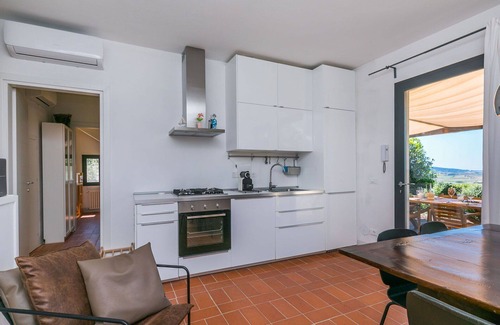 Santa Luce House | Stunning private villa for 5 guests with A/C, WIFI, TV, patio, pets allowed and panoramic view