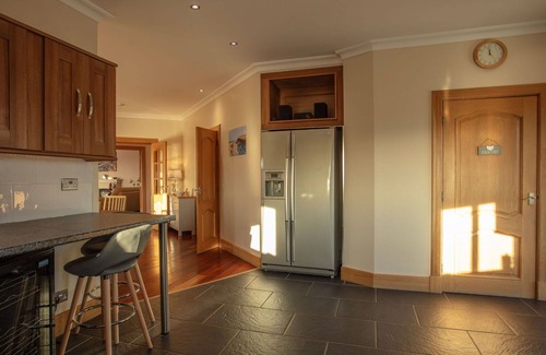 Aisgernis House | Stunning private villa for 17 guests with WIFI, hot tub, TV, patio and panoramic view