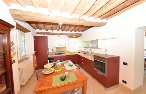 Vicopelago Villa | Stunning private villa with internet, A/C, private pool, TV, patio, panoramic view, close to Lucca