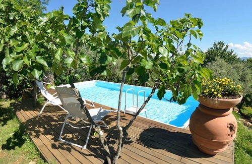 Vicopelago Villa | Stunning private villa with internet, A/C, private pool, TV, patio, panoramic view, close to Lucca