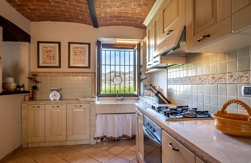 Vesime House | Stunning private villa for 8 guests with WIFI, private pool, TV, patio and pets allowed
