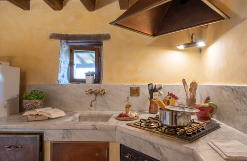 Dicomano Villa | Stunning private villa with private pool, A/C, hot tub, WIFI, TV, patio and panoramic view