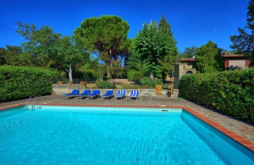 Bucine Villa | Stunning private villa with private pool, WIFI, TV, balcony, panoramic view and parking