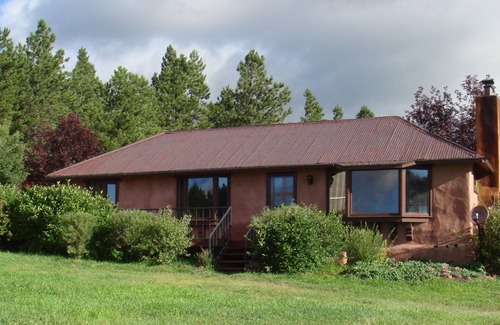 Angel Fire House | Stunning Ranch Headquarters Log Home
