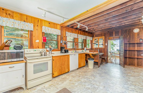 Lake Township House | Stunning retreat w/private dock & wood-burning stove - close to town