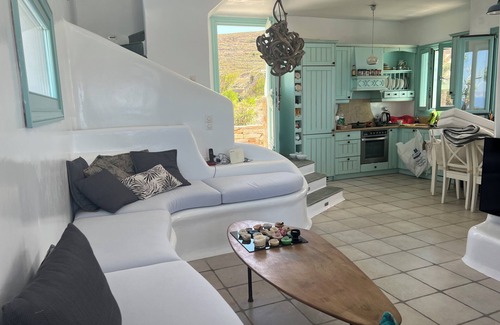 Kea House | Stunning villa with a pool and with a private beach in Kea, Cyclades.