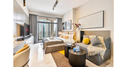 Downtown Dubai Apartment | Stylish Studio - 5-min walk Burj Khalifa & Dubai Mall