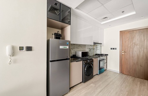 Dubai Apartment | Stylish Studio with Pool View in Silicon Oasis