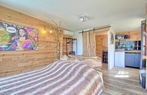 Sollies-Toucas Ski Chalet | Sublime cabane perchée climatisé avec SPA et cinéma vue panoramique Le Mas des faraches