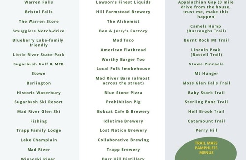 Waitsfield House | Sugarbush & Mad River Glen Ski Getaway-less than 5 minutes to each resort!