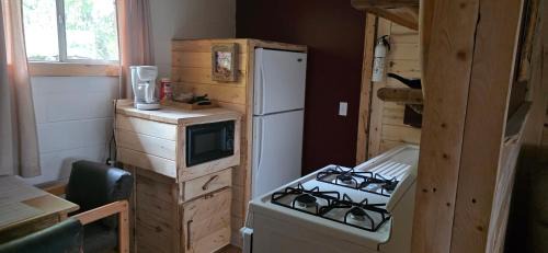 Cedaredge Cabin | Suite with a King Bed and Full Kitchen at the Cedaredge Lodge