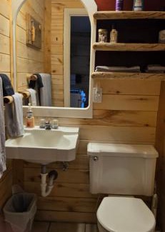 Cedaredge Cabin | Suite with a King Bed and Full Kitchen at the Cedaredge Lodge