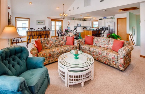 Avon House | SUMMER SAVINGS-Semi-Oceanfront w/Private Pool, Hot Tub, Game Room, + Cargo Lift