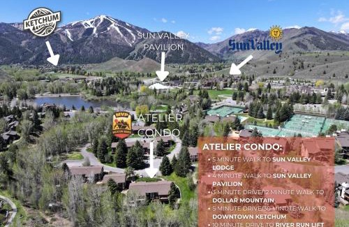 Elkhorn House | Sun Valley Atelier Condo in Perfect Location