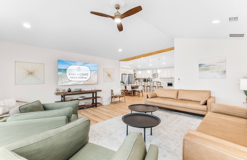 Bay County House | Sundial: Massive 9 BR Home- Sleeps 26, Beachfront, Priv. Pool, Pet friendly!