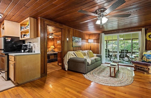 Maggie Valley Cabin | Sunflower Shack: 1 BR, 1 BA in Maggie Valley, Sleeps 2