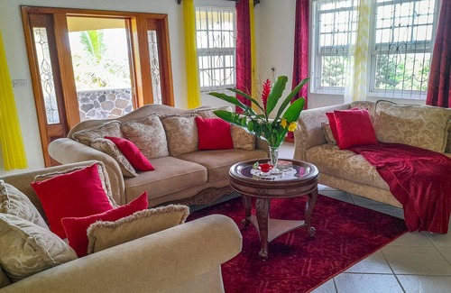 La Plaine Villa | Sunrise Bliss Villa w/Hot Tub, King Bd+Mountain and Ocean View