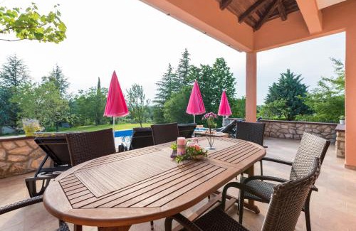 Topid House | Sunset holiday home with pool and large, mature garden