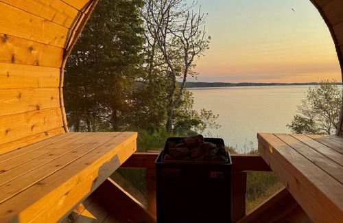 Lake Township House | Sunset Sauna| Crystal Lake Views| Family Game Room