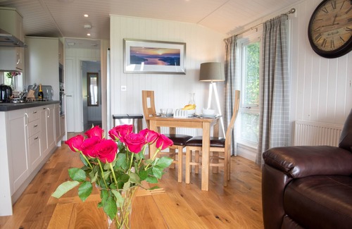 Port Glasgow Cabin | Super King Lodge-Sleeps 2-HotTub-Sea View