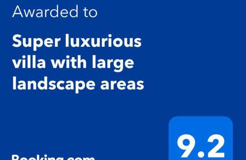 New Cairo Villa | Super luxurious villa with large landscape areas